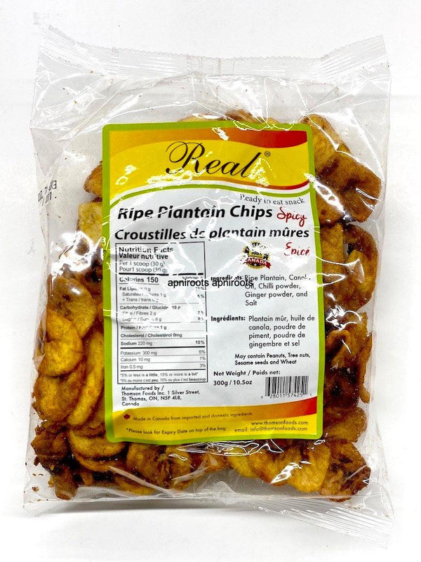 REAL RIPE PLANT CHIPS SPY300GM - apniroots Grocery